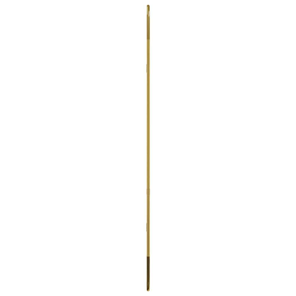 vidaXL Καθρέφτης Τοίχου Οβάλ Χρυσός 80x35 εκ.