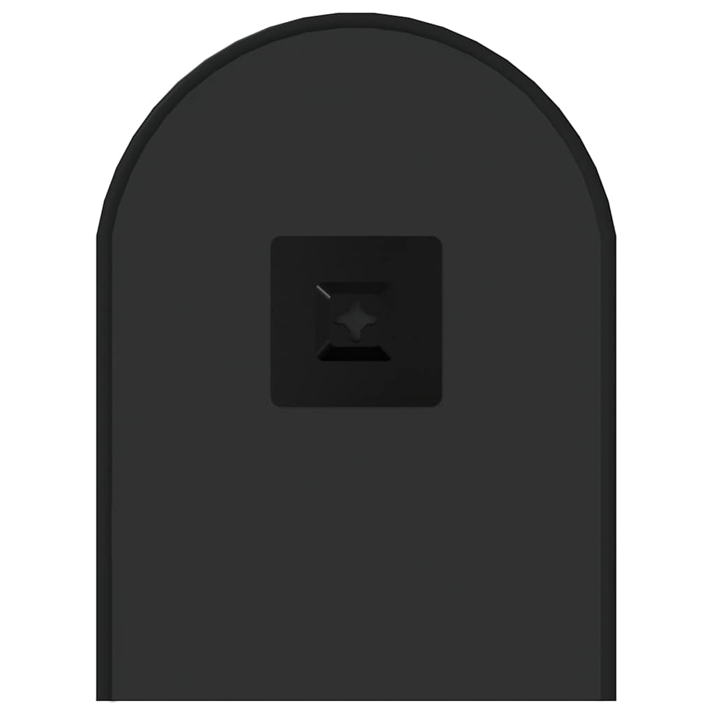 vidaXL Καθρέφτης Τοίχου Οβάλ Μαύρος 50x20 εκ.