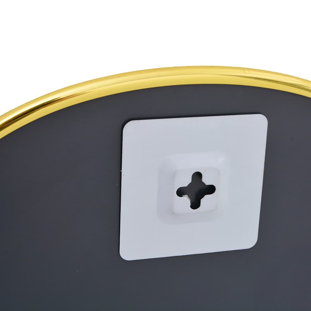 vidaXL Καθρέφτης Τοίχου Χρυσός 30x25 εκ.