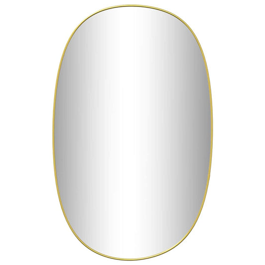 vidaXL Καθρέφτης Τοίχου Χρυσός 70 x 45 εκ.