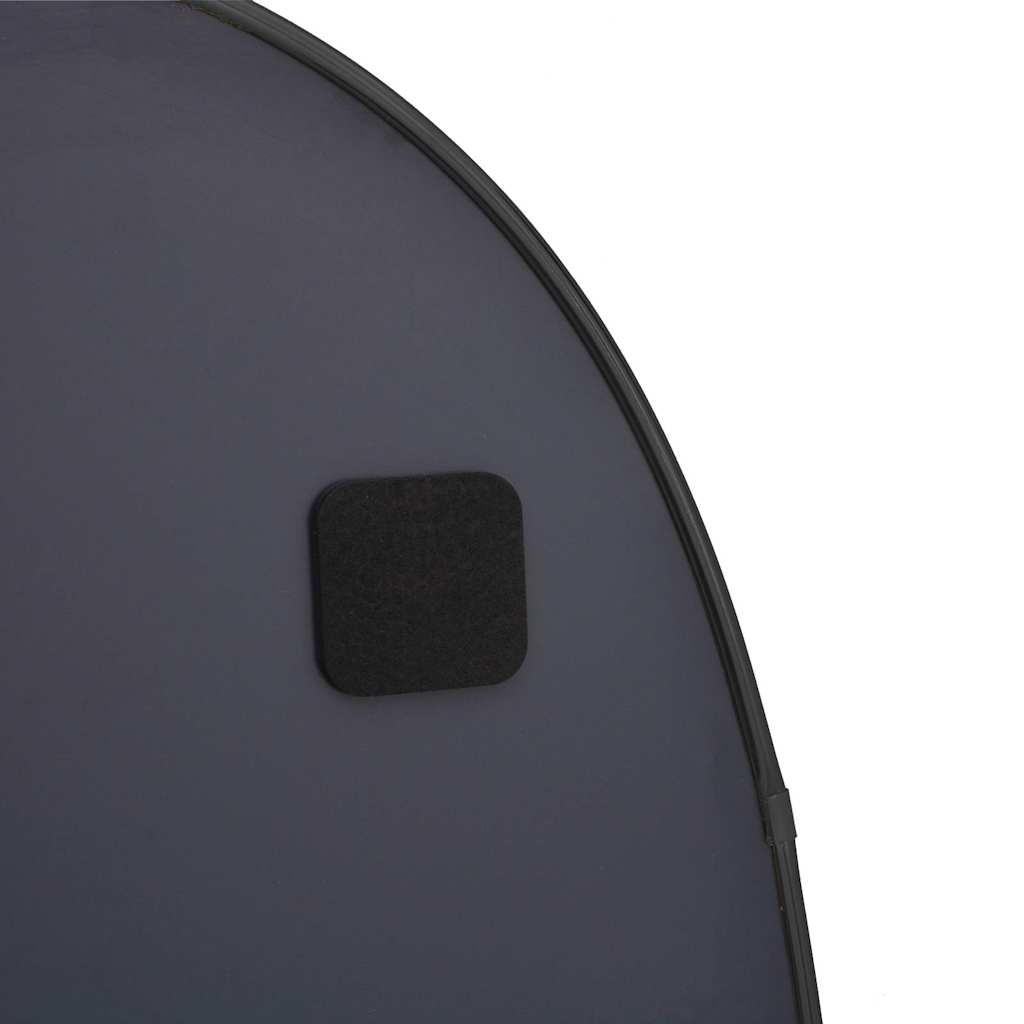 vidaXL Καθρέφτης Τοίχου Μαύρος 80x50 εκ.