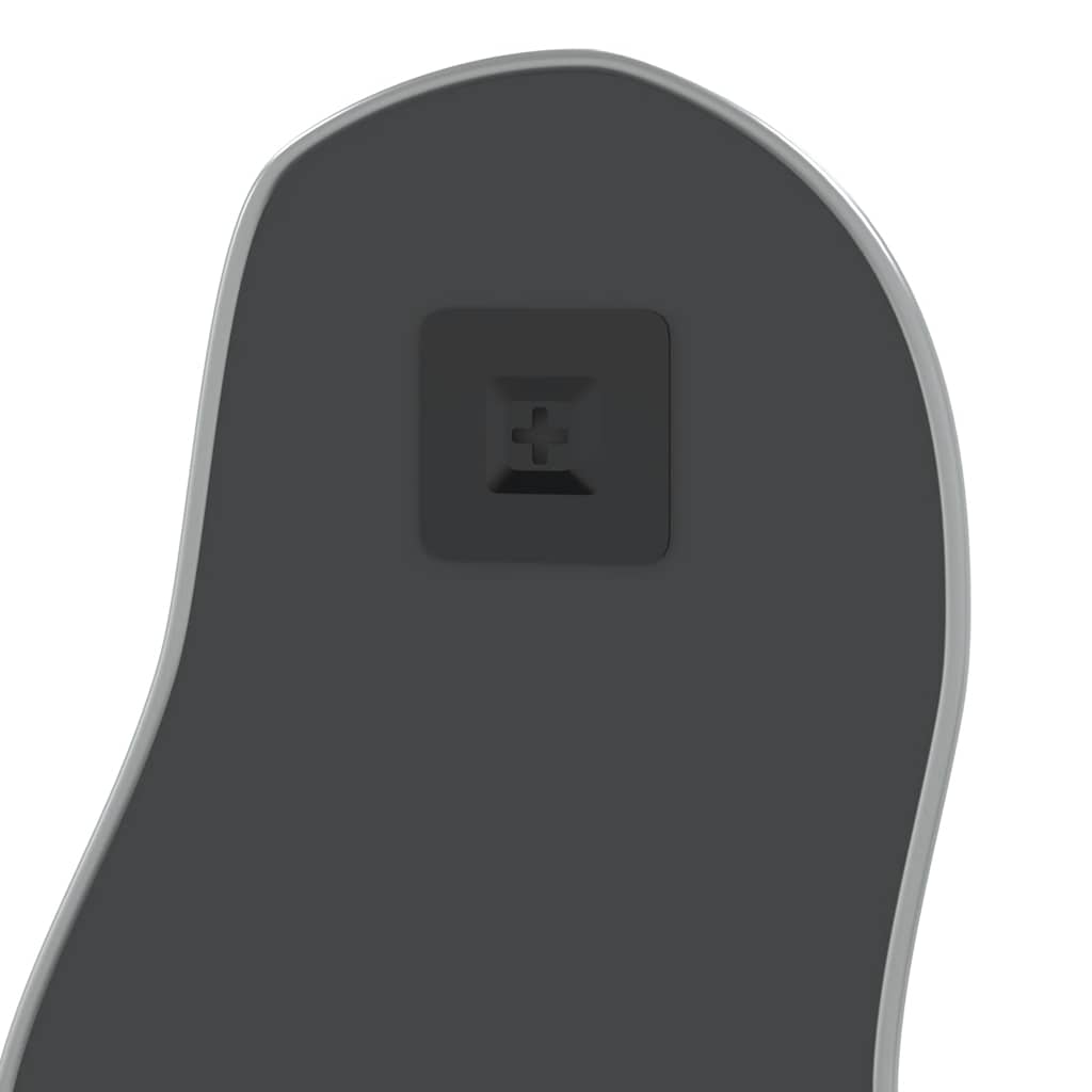 vidaXL Καθρέφτης Τοίχου Ασημί 100 x 45 εκ.