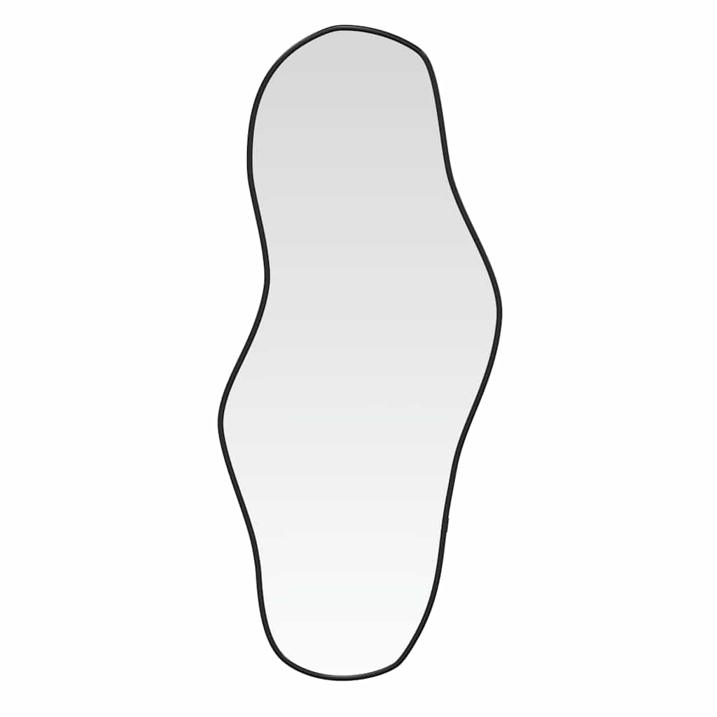 vidaXL Καθρέφτης Τοίχου Μαύρος 70x30 εκ.