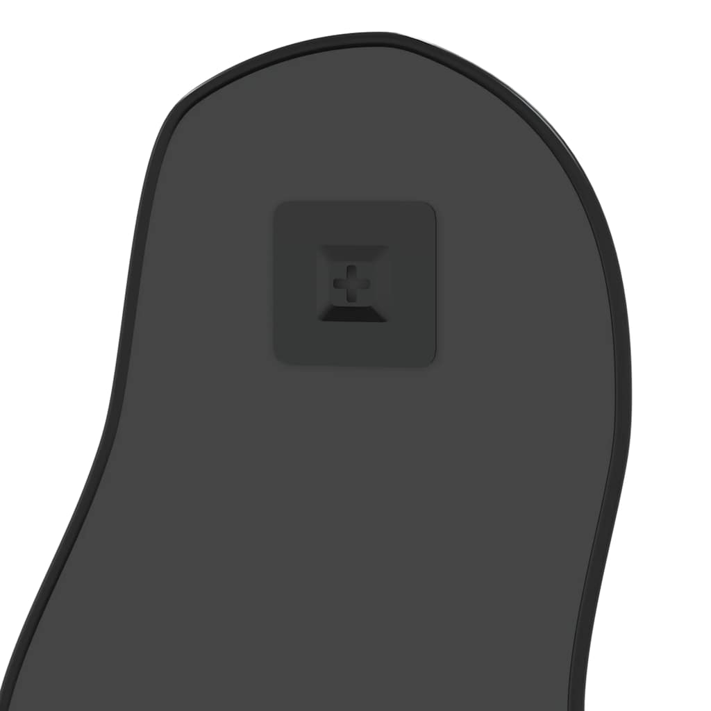 vidaXL Καθρέφτης Τοίχου Μαύρος 80x35 εκ.