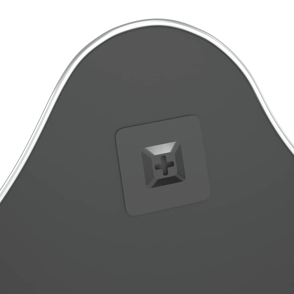 vidaXL Καθρέφτης Τοίχου Ασημί 50 x 40 εκ.