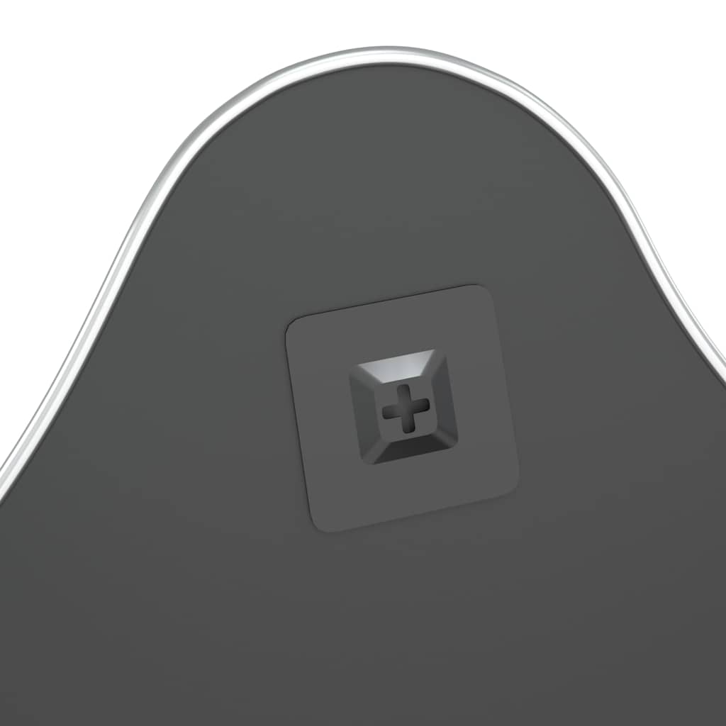 vidaXL Καθρέφτης Τοίχου Ασημί 60x50 εκ.