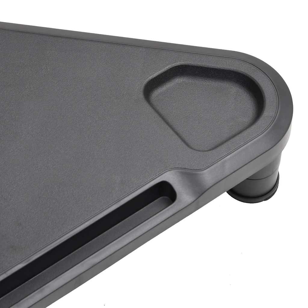 vidaXL Γωνιακή Βάση Οθόνης Μαύρη 49 x 28 x 10,5 εκ.