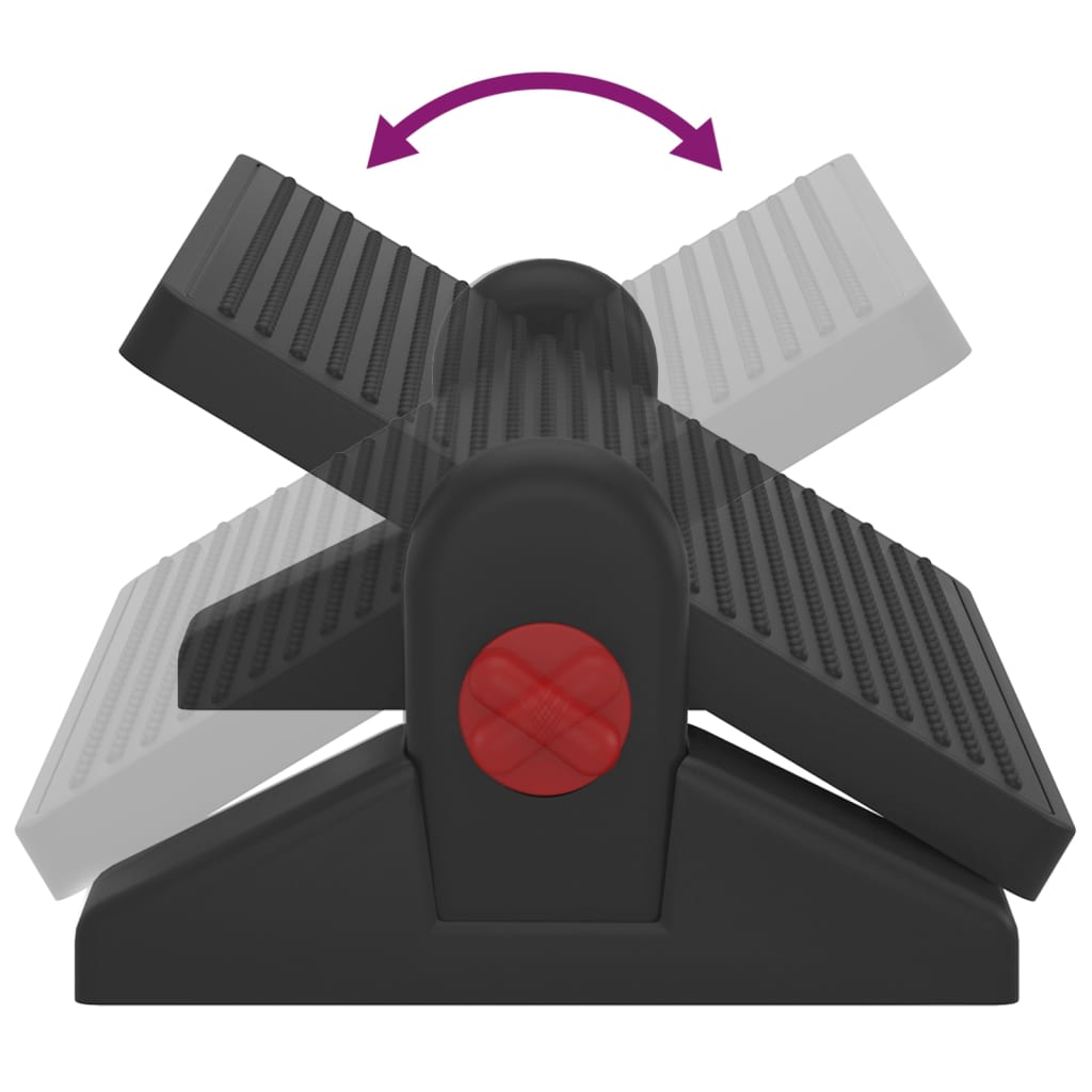 vidaXL Υποπόδιο Μαύρο 50 x 30,5 x 17 εκ.