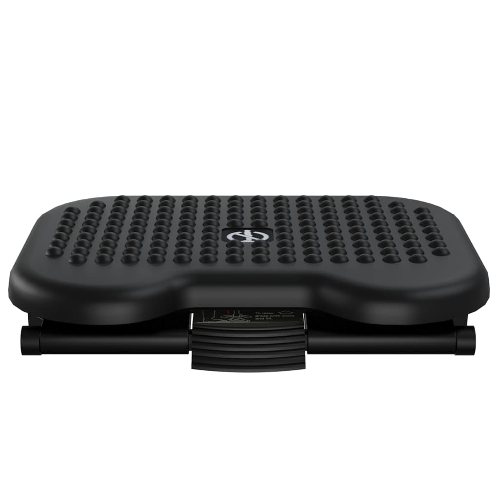 vidaXL Υποπόδιο Μαύρο 46 x 34,5 x 11 εκ.