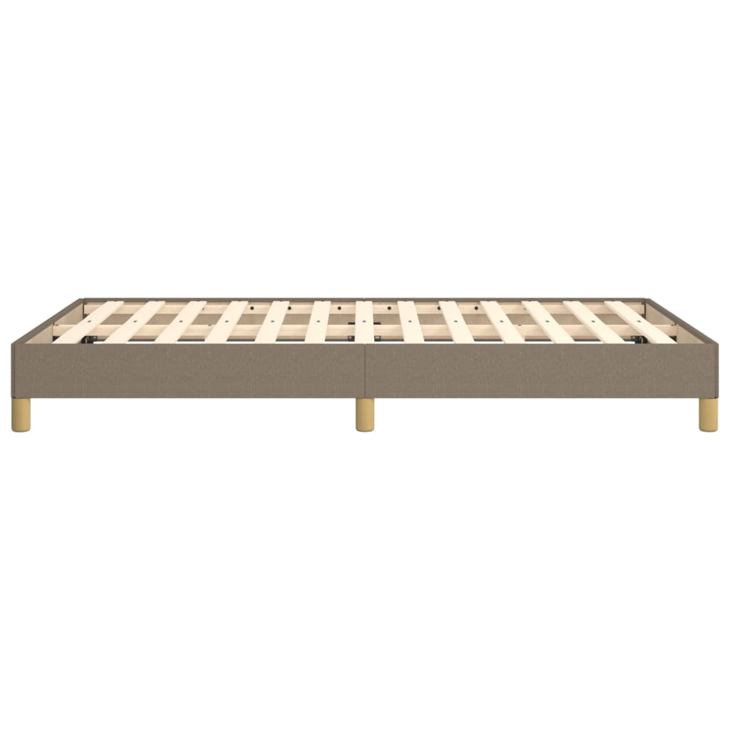 vidaXL Σκελετός Κρεβατιού Χωρίς Στρώμα Taupe 120x200 εκ. Υφασμάτινο