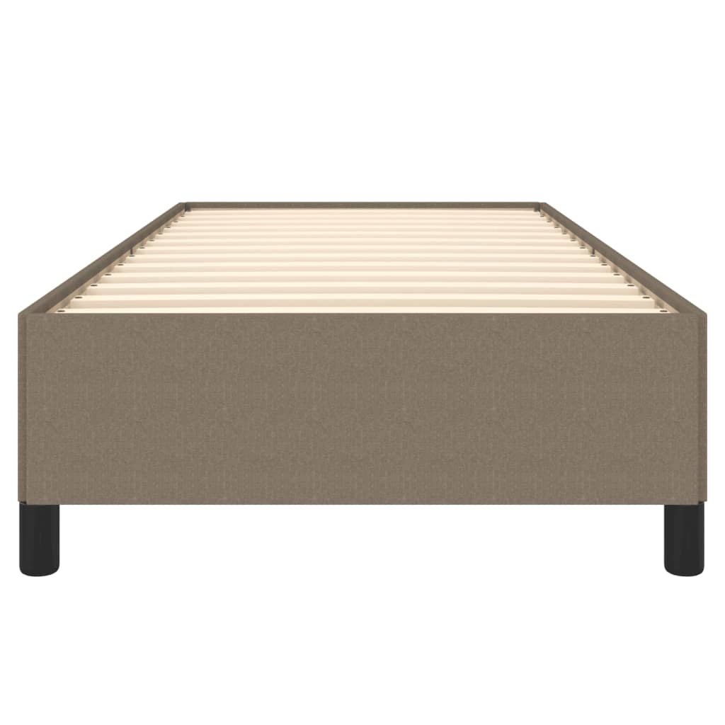 vidaXL Σκελετός Κρεβατιού Χωρίς Στρώμα Taupe 80x200 εκ. Υφασμάτινο