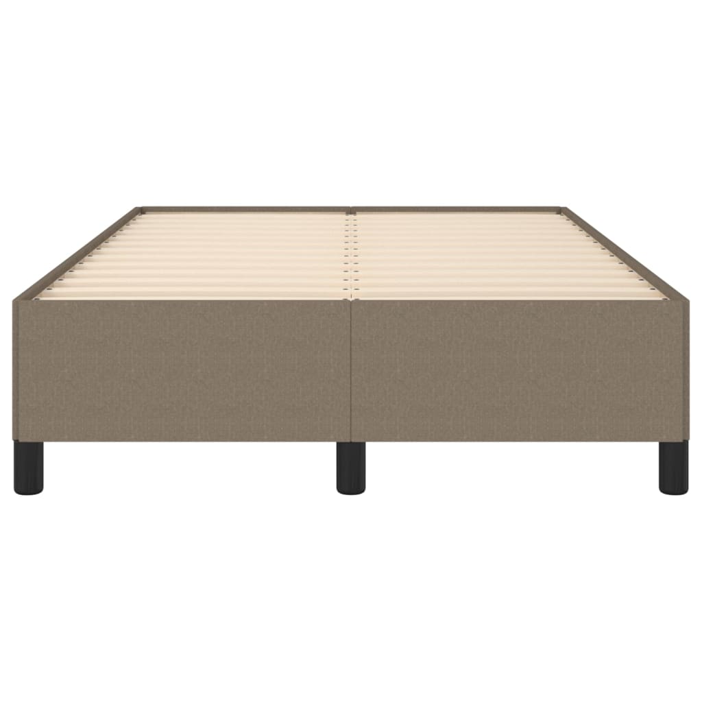 vidaXL Σκελετός Κρεβατιού Χωρίς Στρώμα Taupe 120x200 εκ. Υφασμάτινο