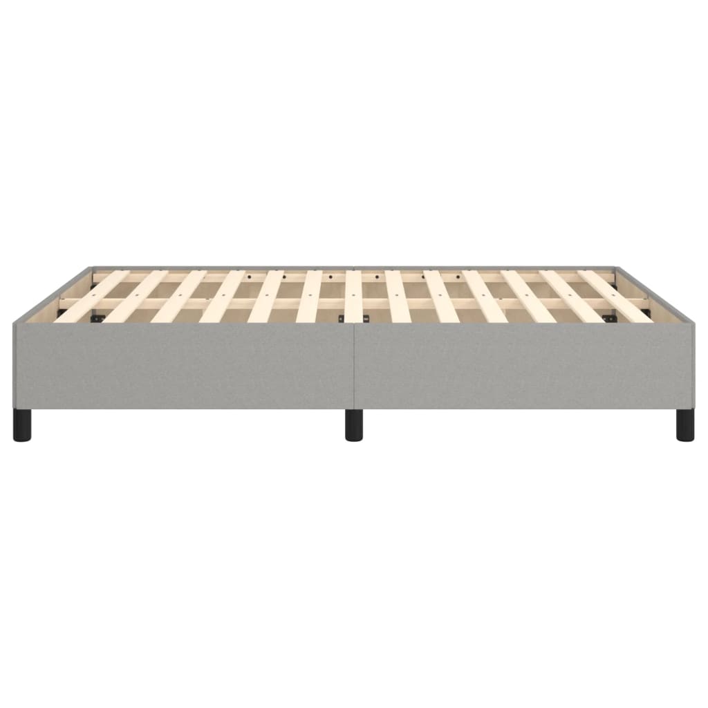 vidaXL Σκελετός Κρεβατιού Χωρίς Στρώμα Αν. Γκρι 140x200 εκ.Υφασμάτινο