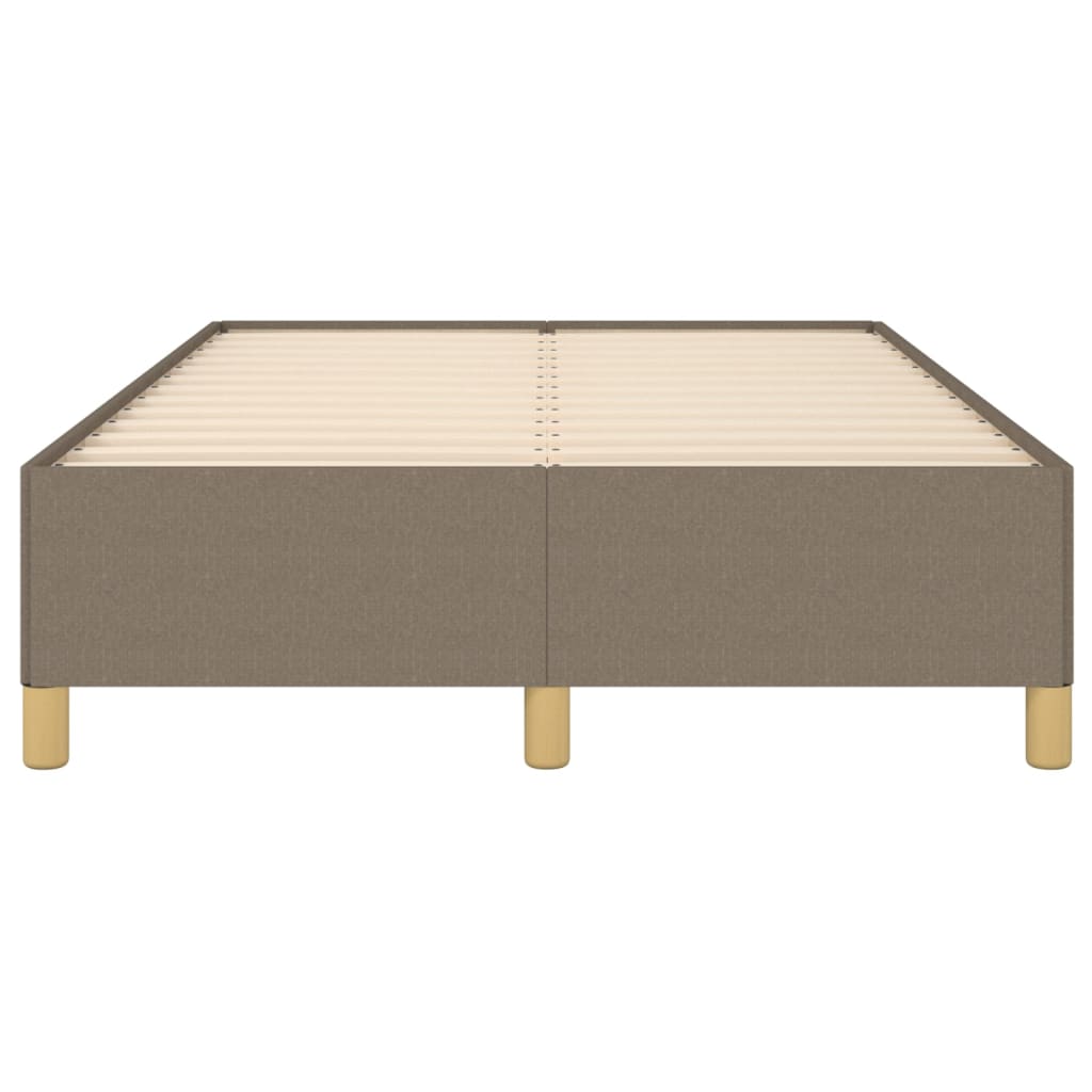 vidaXL Σκελετός Κρεβατιού Χωρίς Στρώμα Taupe 120x200 εκ. Υφασμάτινο