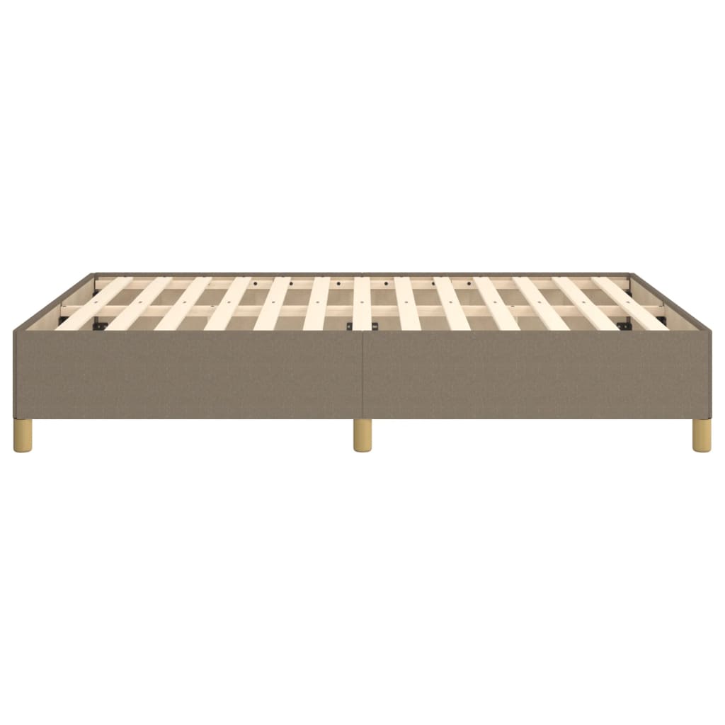 vidaXL Σκελετός Κρεβατιού Χωρίς Στρώμα Taupe 140x200 εκ. Υφασμάτινο
