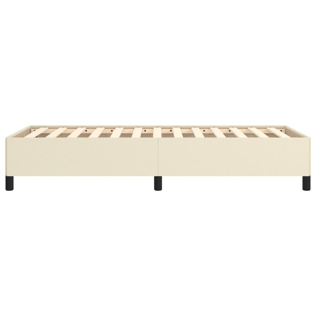 vidaXL Πλαίσιο Κρεβατιού Κρεμ 80 x 200 εκ. από Συνθετικό Δέρμα