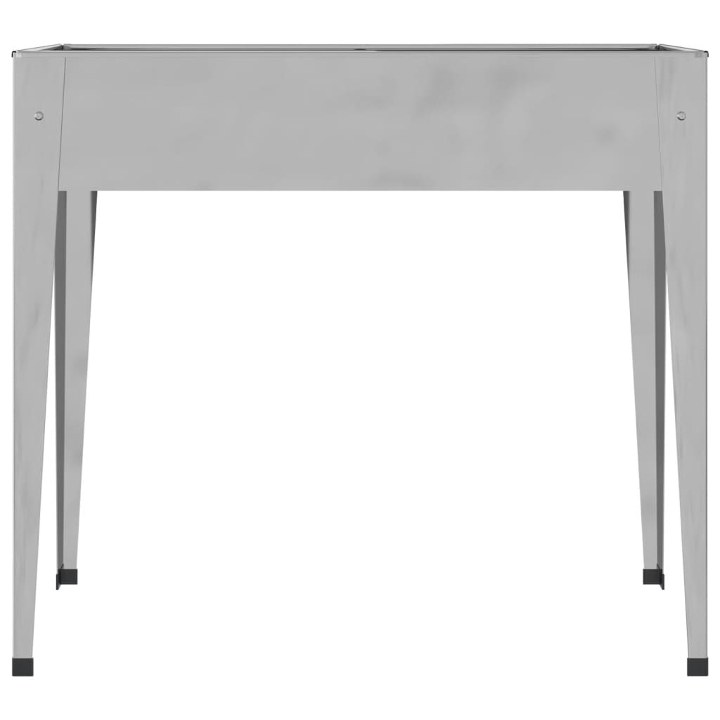 vidaXL Ζαρντινιέρα 100,5 x 40,5 x 90 εκ. Γαλβανισμένος Χάλυβας