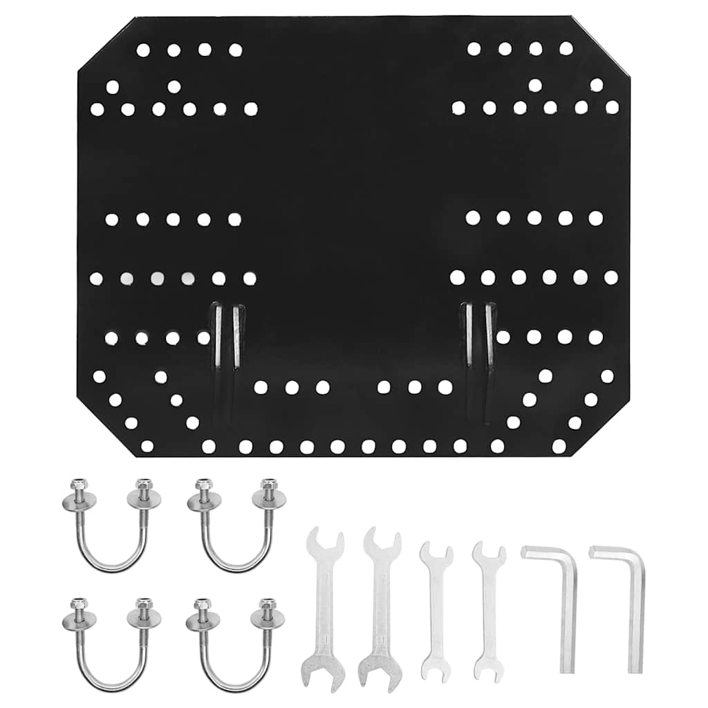 vidaXL Εκχιονιστικό για ATV Μαύρο 150 x 38 εκ.