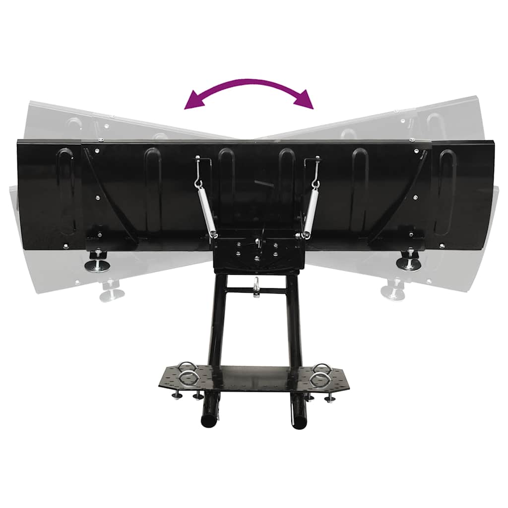 vidaXL Εκχιονιστικό για ATV Μαύρο 150 x 38 εκ.