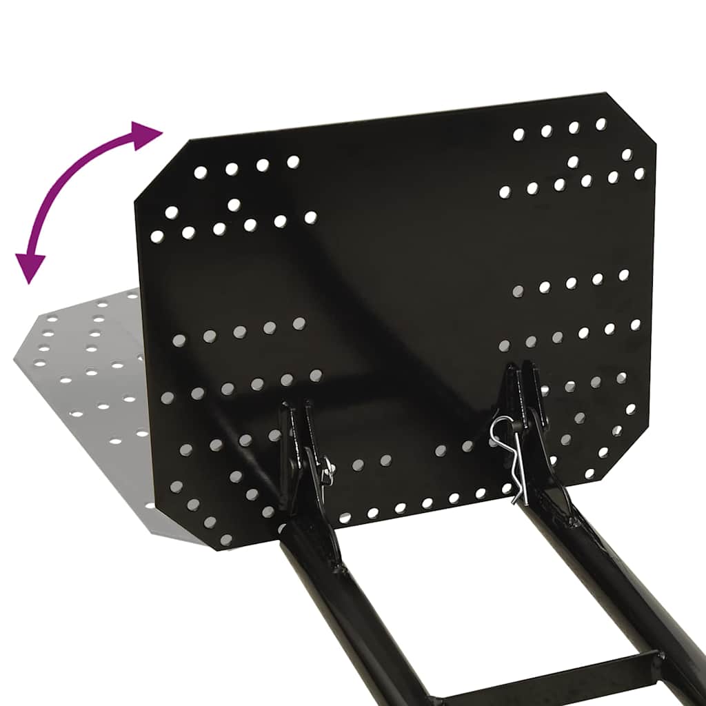 vidaXL Εκχιονιστικό για ATV Μαύρο 150 x 38 εκ.