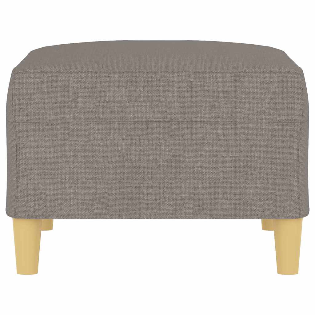 vidaXL Υποπόδιο Taupe 70 x 55 x 41 εκ. Υφασμάτινο