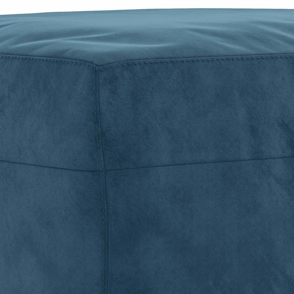vidaXL Υποπόδιο Μπλε 60x50x41 εκ. Βελούδινο