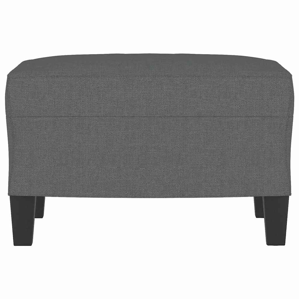 vidaXL Υποπόδιο Σκούρο Γκρι 60 x 50 x 41 εκ. Υφασμάτινο