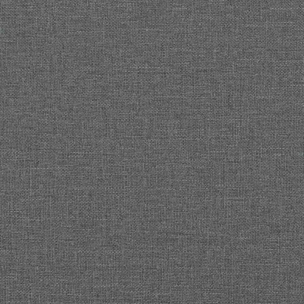 vidaXL Υποπόδιο Σκούρο Γκρι 60 x 50 x 41 εκ. Υφασμάτινο