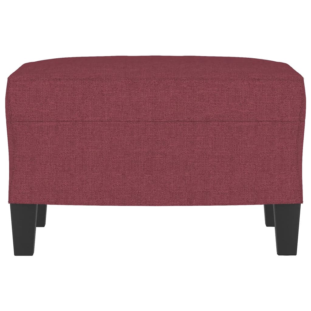 vidaXL Υποπόδιο Μπορντό60 x 50 x 41 εκ. Υφασμάτινο