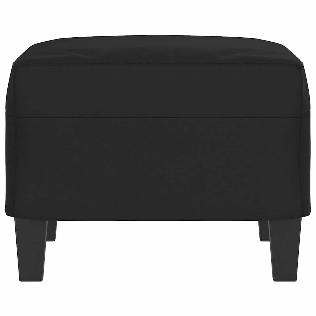 vidaXL Υποπόδιο Μαύρο 60 x 50 x 41 εκ. από Ύφασμα Μικροϊνών