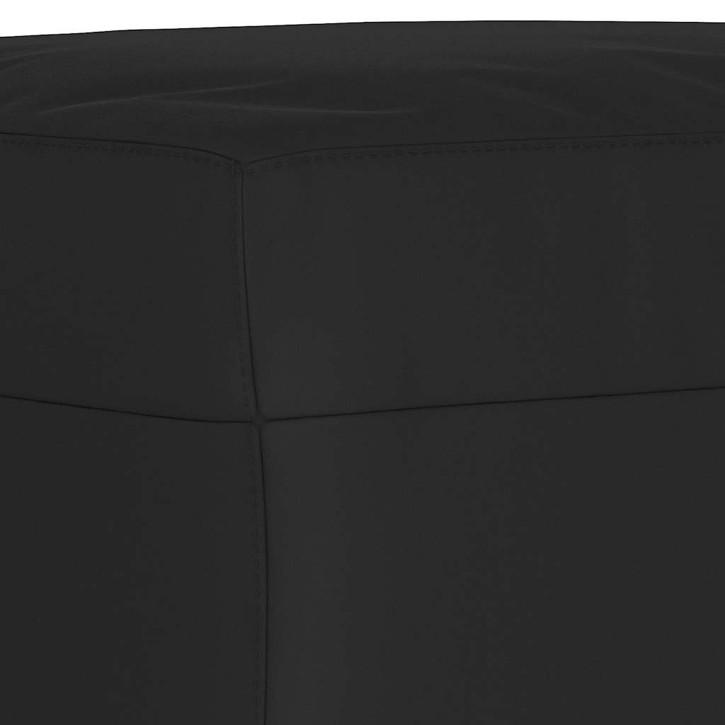 vidaXL Υποπόδιο Μαύρο 60 x 50 x 41 εκ. από Ύφασμα Μικροϊνών
