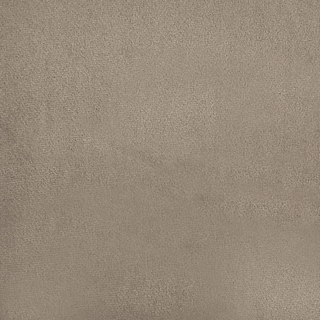 vidaXL Υποπόδιο Taupe 70 x 55 x 41 εκ. από Ύφασμα Μικροϊνών