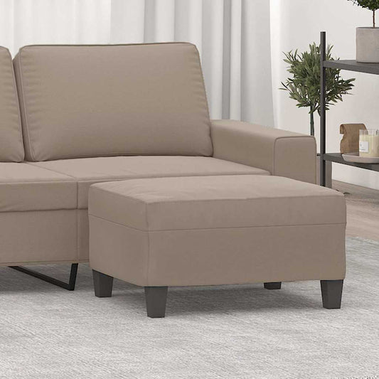 vidaXL Υποπόδιο Taupe 70 x 55 x 41 εκ. από Ύφασμα Μικροϊνών