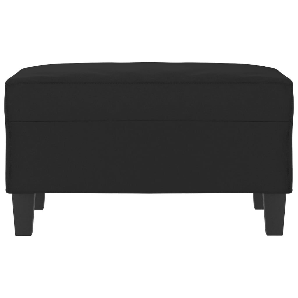 vidaXL Υποπόδιο Μαύρο 70 x 55 x 41 εκ. από Ύφασμα Μικροϊνών