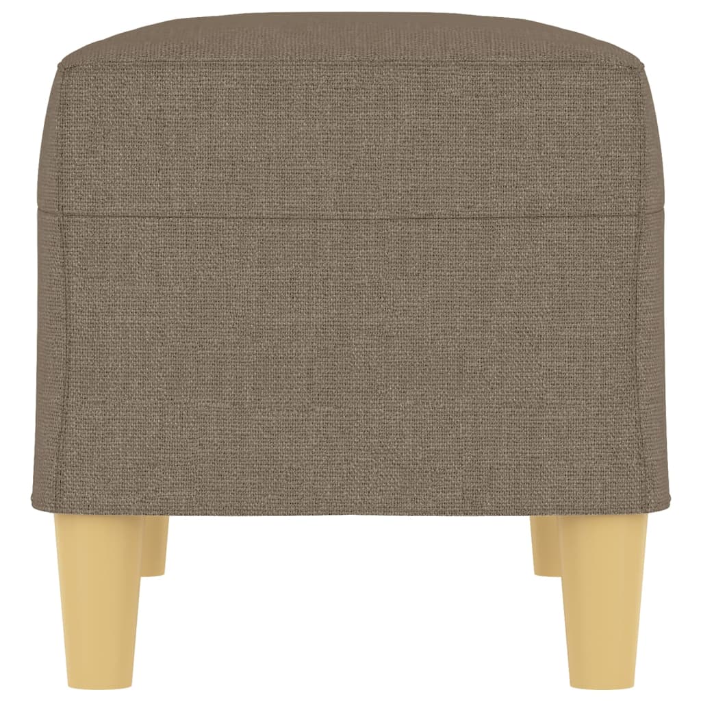 vidaXL Πάγκος Taupe 70 x 35 x 41 εκ. Υφασμάτινος
