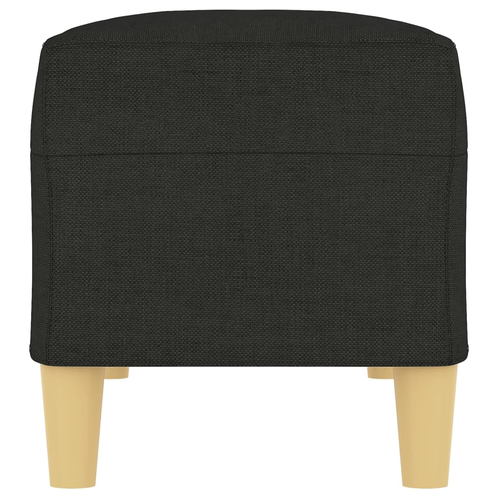 vidaXL Πάγκος Μαύρος 100x35x41 εκ. Υφασμάτινος