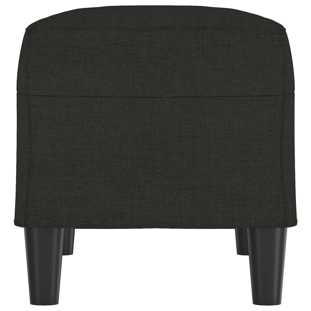 vidaXL Πάγκος Μαύρος 70 x 35 x 41 εκ. Υφασμάτινος