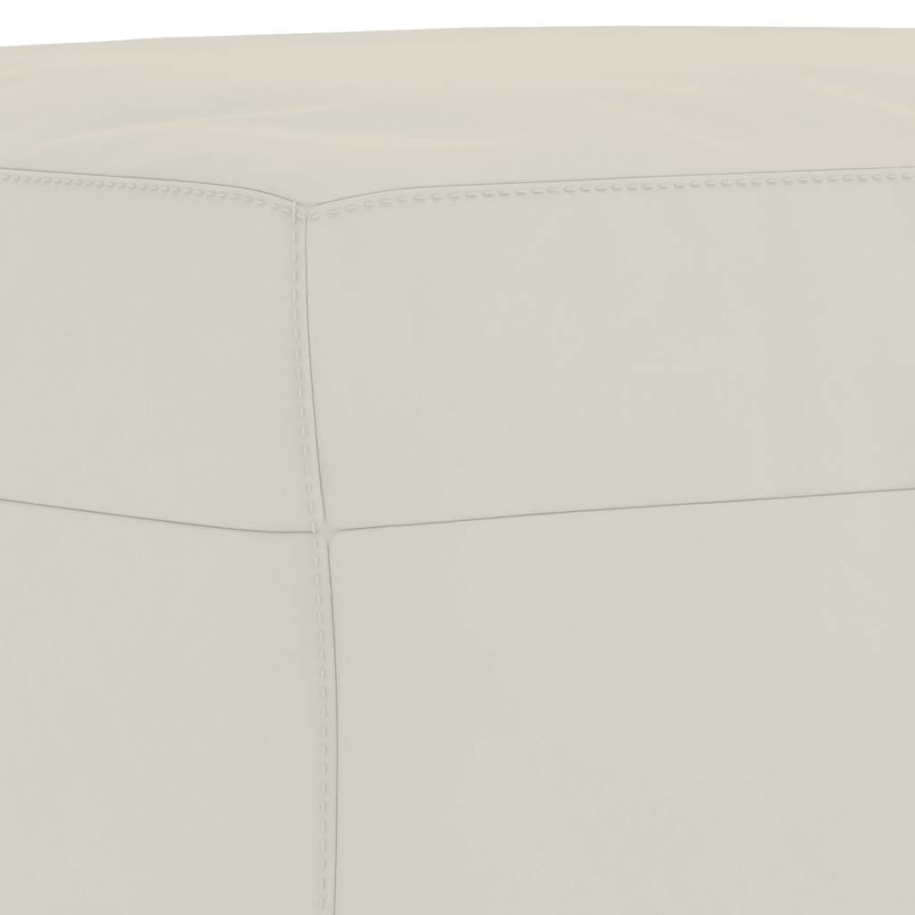 vidaXL Πάγκος Κρεμ 100x35x41 εκ. Βελούδινος