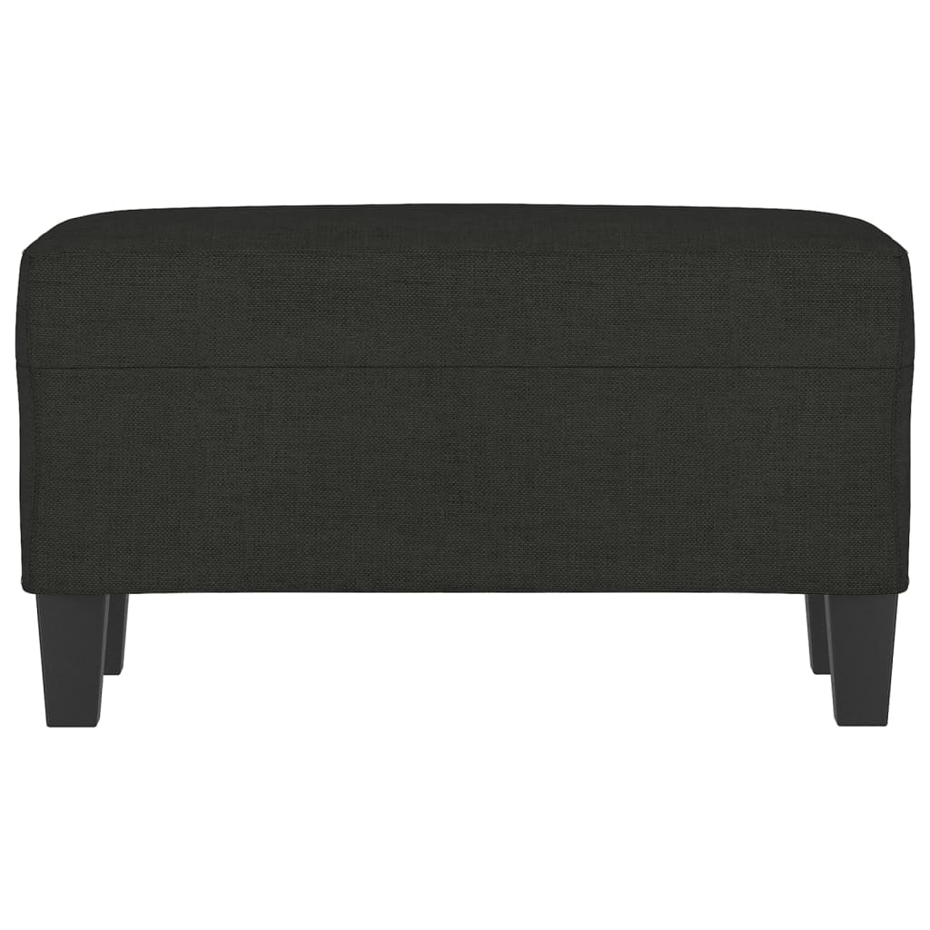 vidaXL Πάγκος Μαύρος 70 x 35 x 41 εκ. Υφασμάτινος