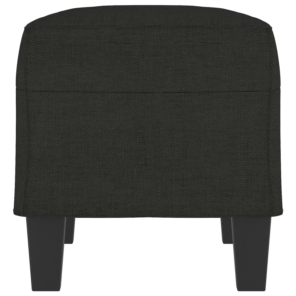 vidaXL Πάγκος Μαύρος 70 x 35 x 41 εκ. Υφασμάτινος