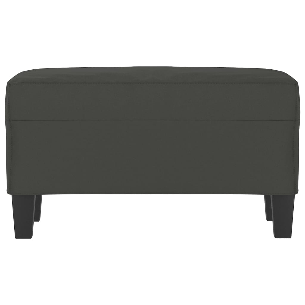 vidaXL Πάγκος Σκούρο Γκρι 70 x 35 x 41 εκ. από Ύφασμα Μικροϊνών