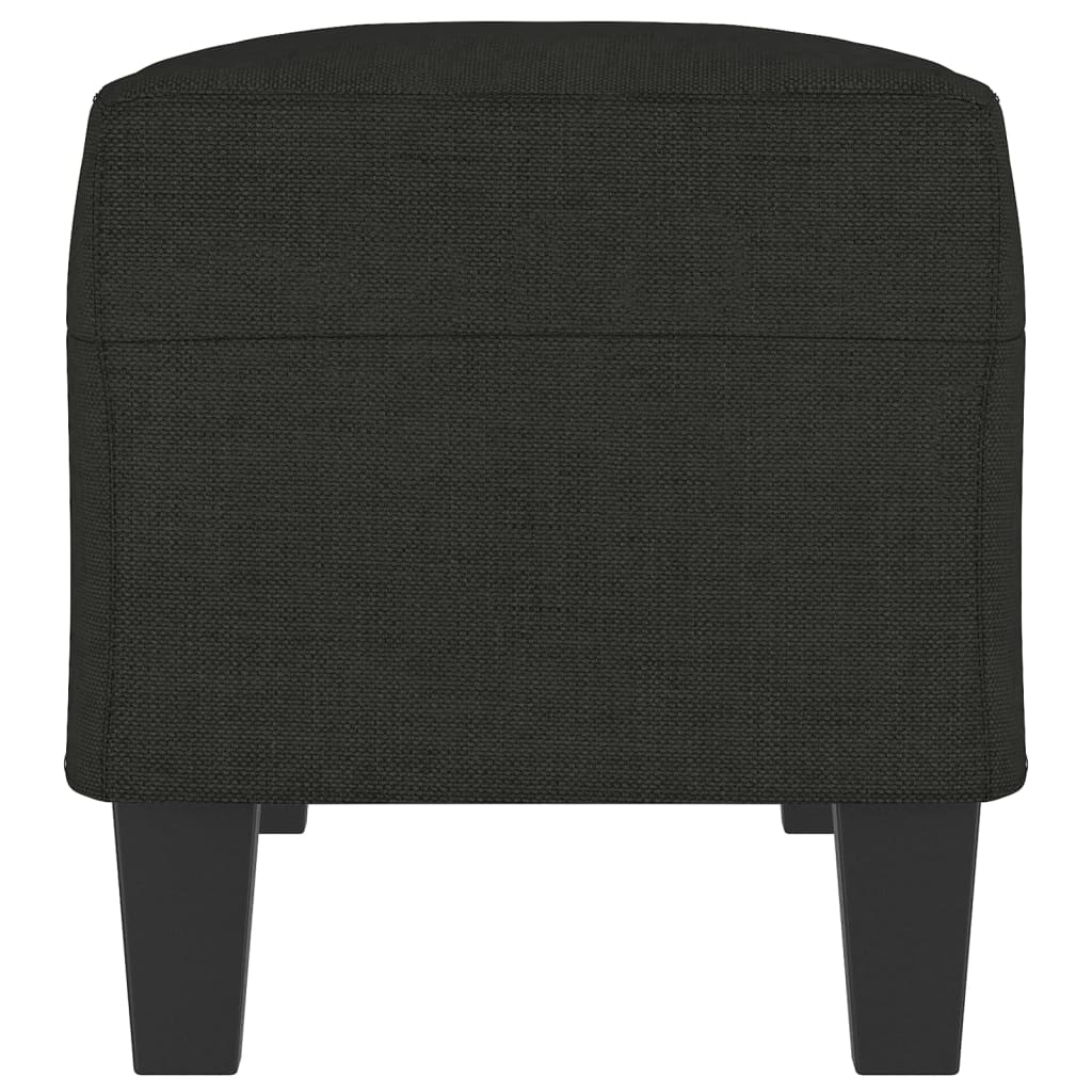 vidaXL Πάγκος Μαύρος 100x35x41 εκ. Υφασμάτινος