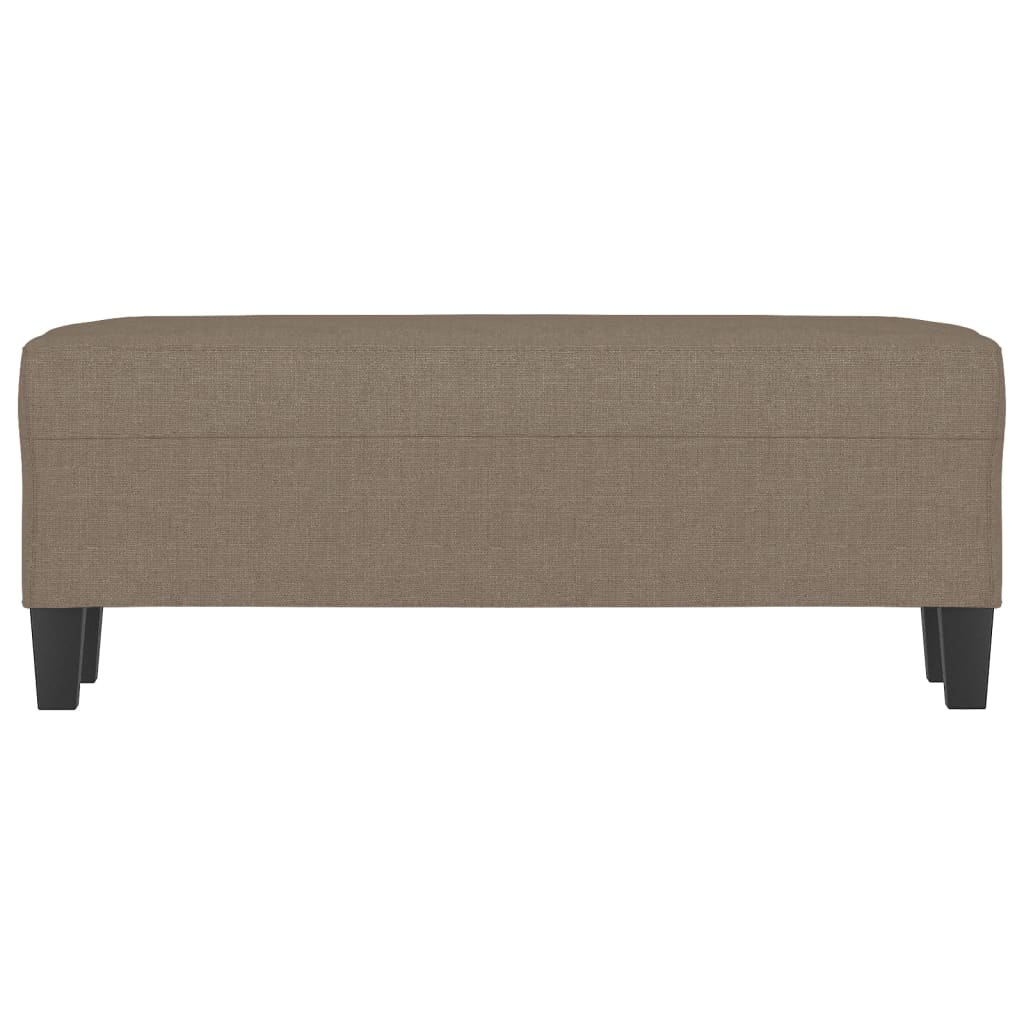 vidaXL Πάγκος Taupe 100x35x41 εκ. Υφασμάτινος