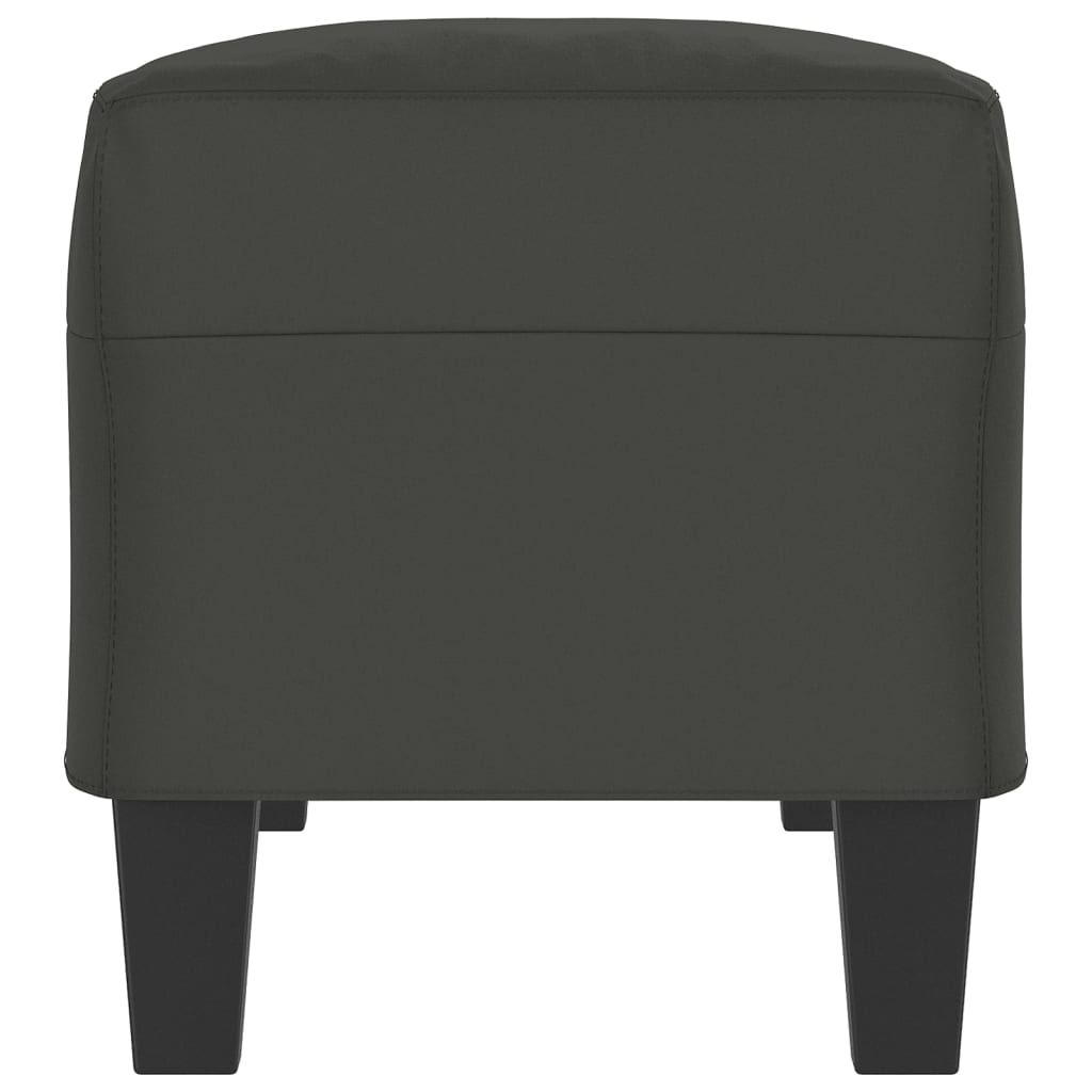 vidaXL Πάγκος Σκούρο Γκρι 100x35x41 εκ. από Ύφασμα Μικροϊνών