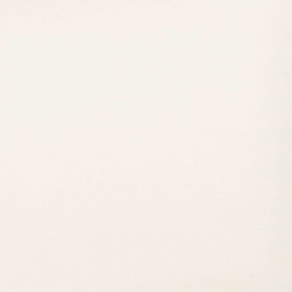 vidaXL Μαξιλάρια Διακοσμητικά 2 τεμ. Κρεμ 40 x 40 εκ. Συνθετικό Δέρμα