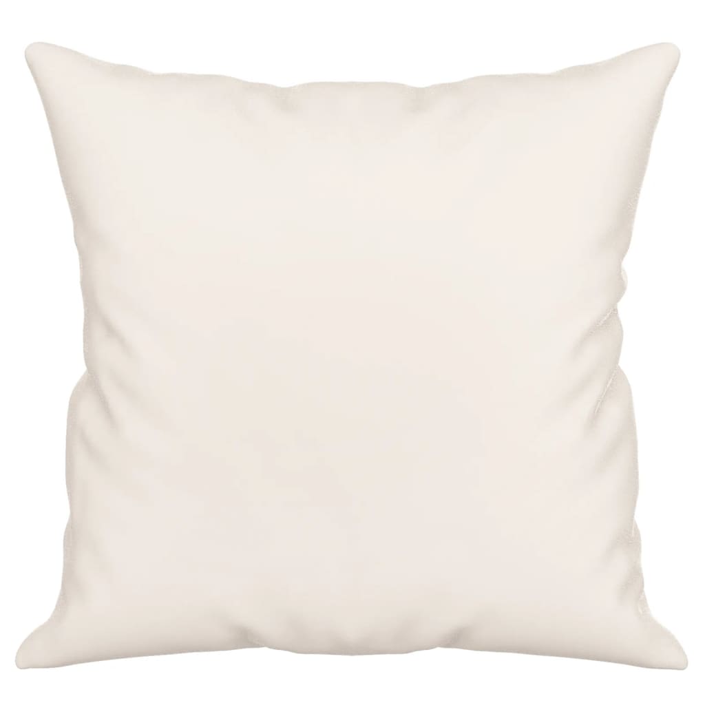 vidaXL Μαξιλάρια Διακοσμητικά 2 τεμ. Μπεζ 40x40 εκ. Ύφασμα Μικροϊνών