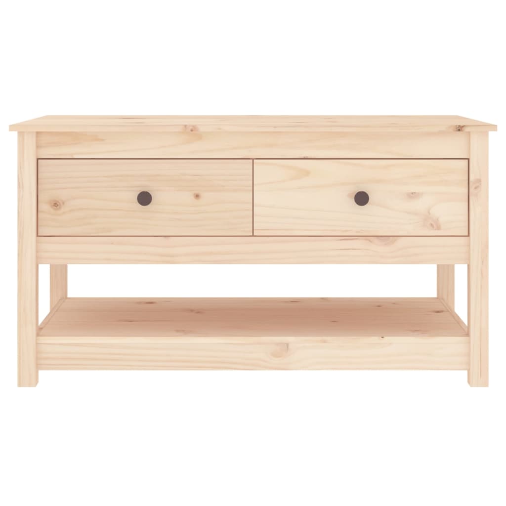 vidaXL Τραπεζάκι Σαλονιού 102 x 49 x 55 εκ. από Μασίφ Ξύλο Πεύκου