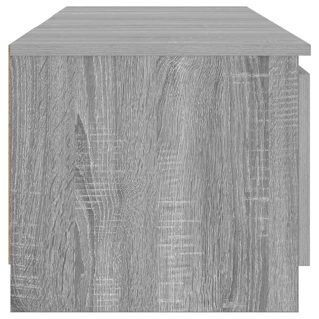 vidaXL Έπιπλο Τηλεόρασης με LED Γκρι Sonoma 140 x 40 x 36 εκ.
