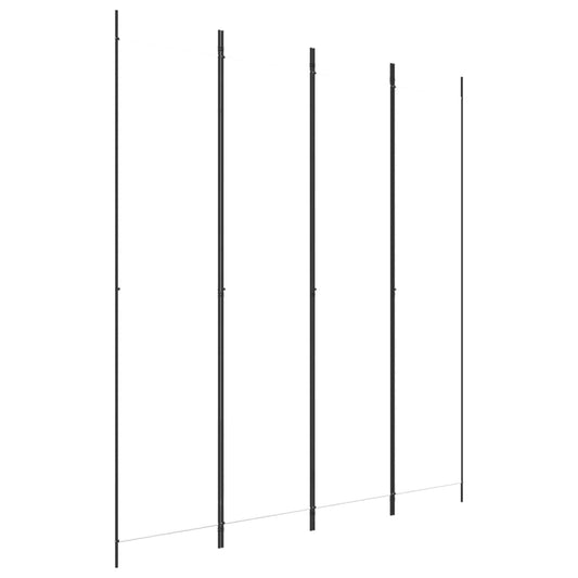 vidaXL Διαχωριστικό Δωματίου με 4 Πάνελ Λευκό 200 x 220 εκ. Υφασμάτινο