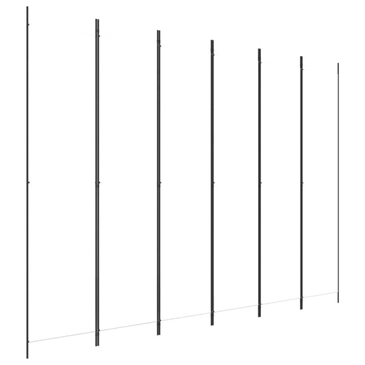 vidaXL Διαχωριστικό Δωματίου με 6 Πάνελ Λευκό 300x220 εκ. από Ύφασμα